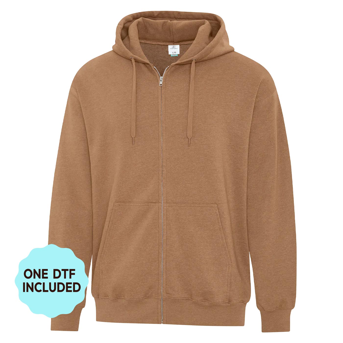 Earth wash® Tourbillion Fleece Full Zip Hoodie