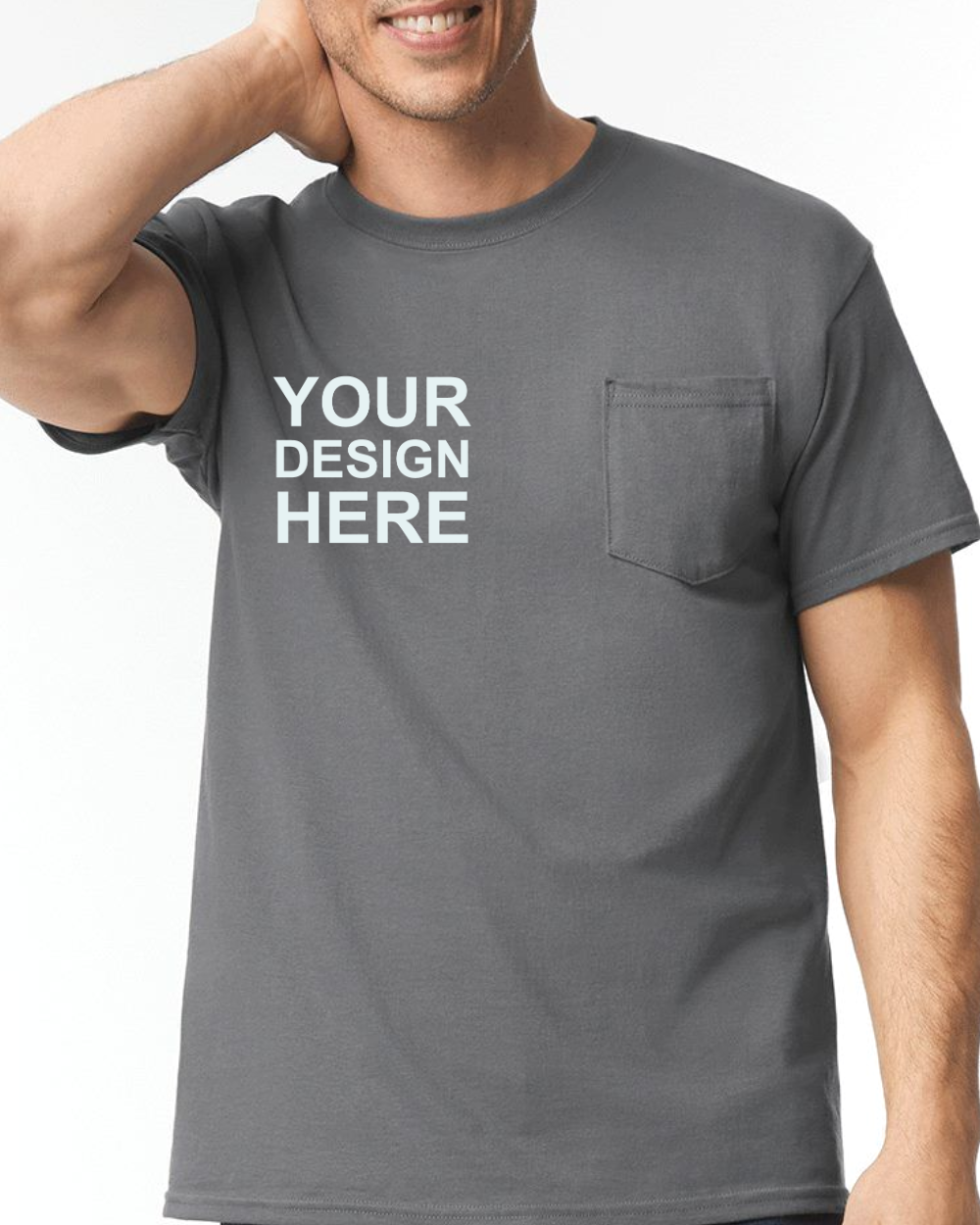 Gildan 5300 Heavy Cotton Pocket T-Shirt