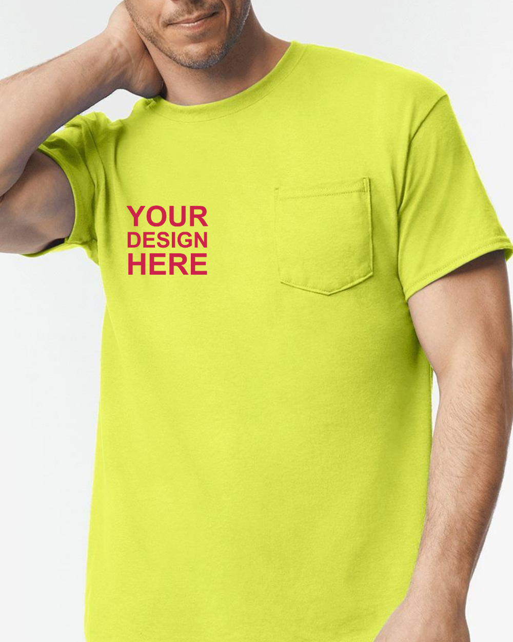 Gildan 8300 Dry Blend Pocket T-Shirt