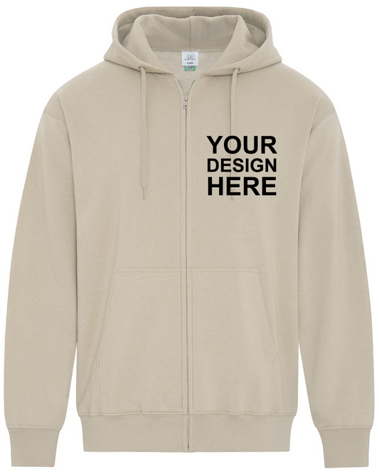 ATC 6600 EARTH WASH TOURBILLON FLEECE FULL ZIP HOODIE