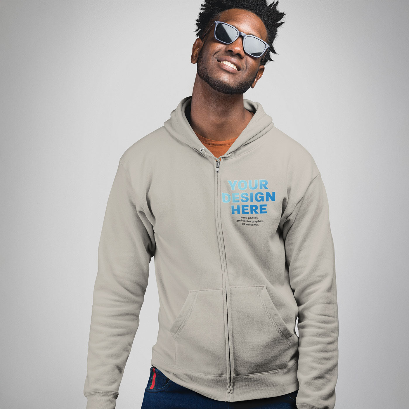 Triblend Fleece Full Zip Hoodie