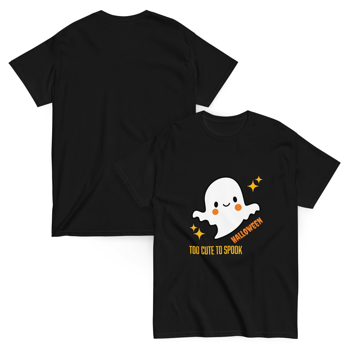 Too Cute To Spook - Black T-shirt