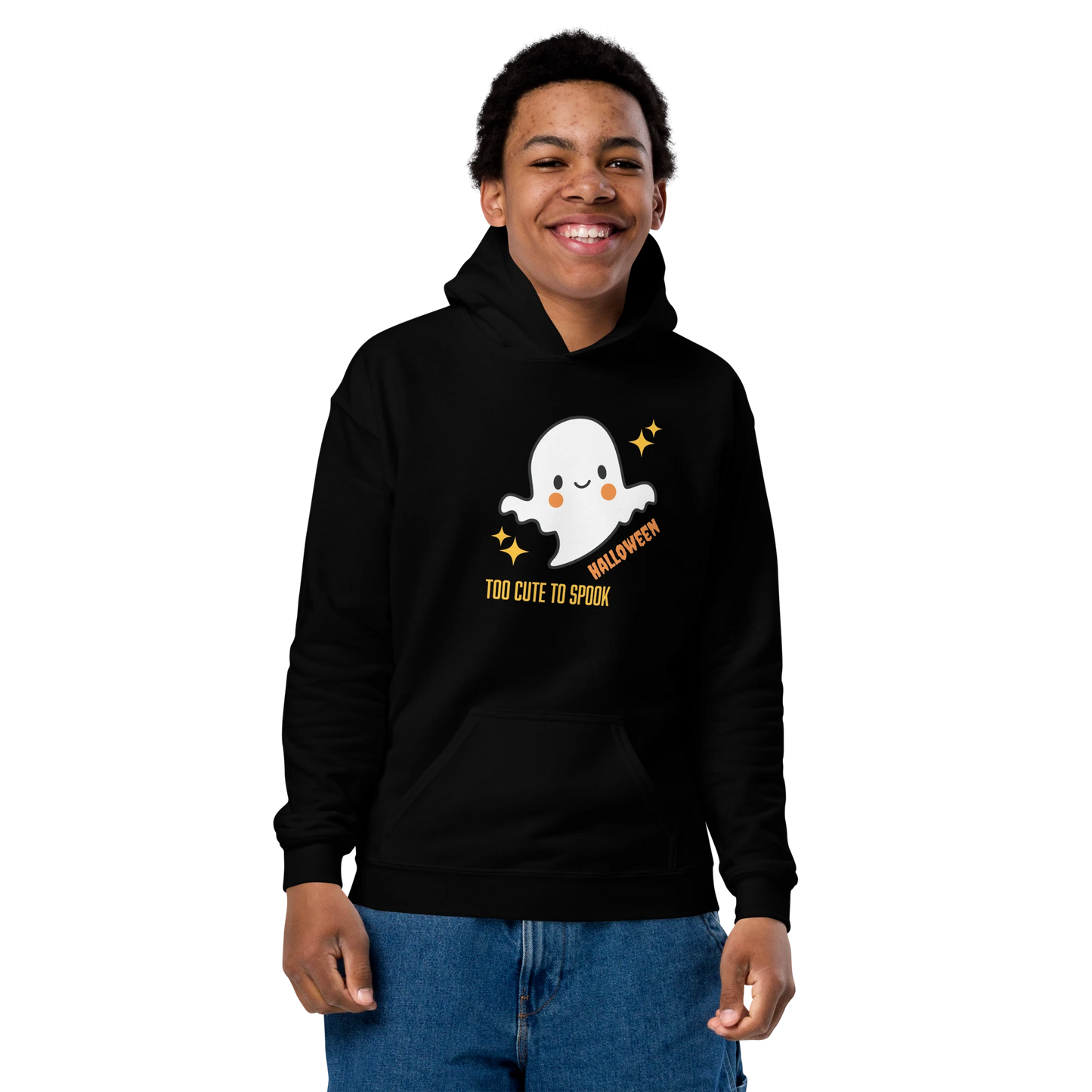 Too Cute To Spook- Black Hoodie
