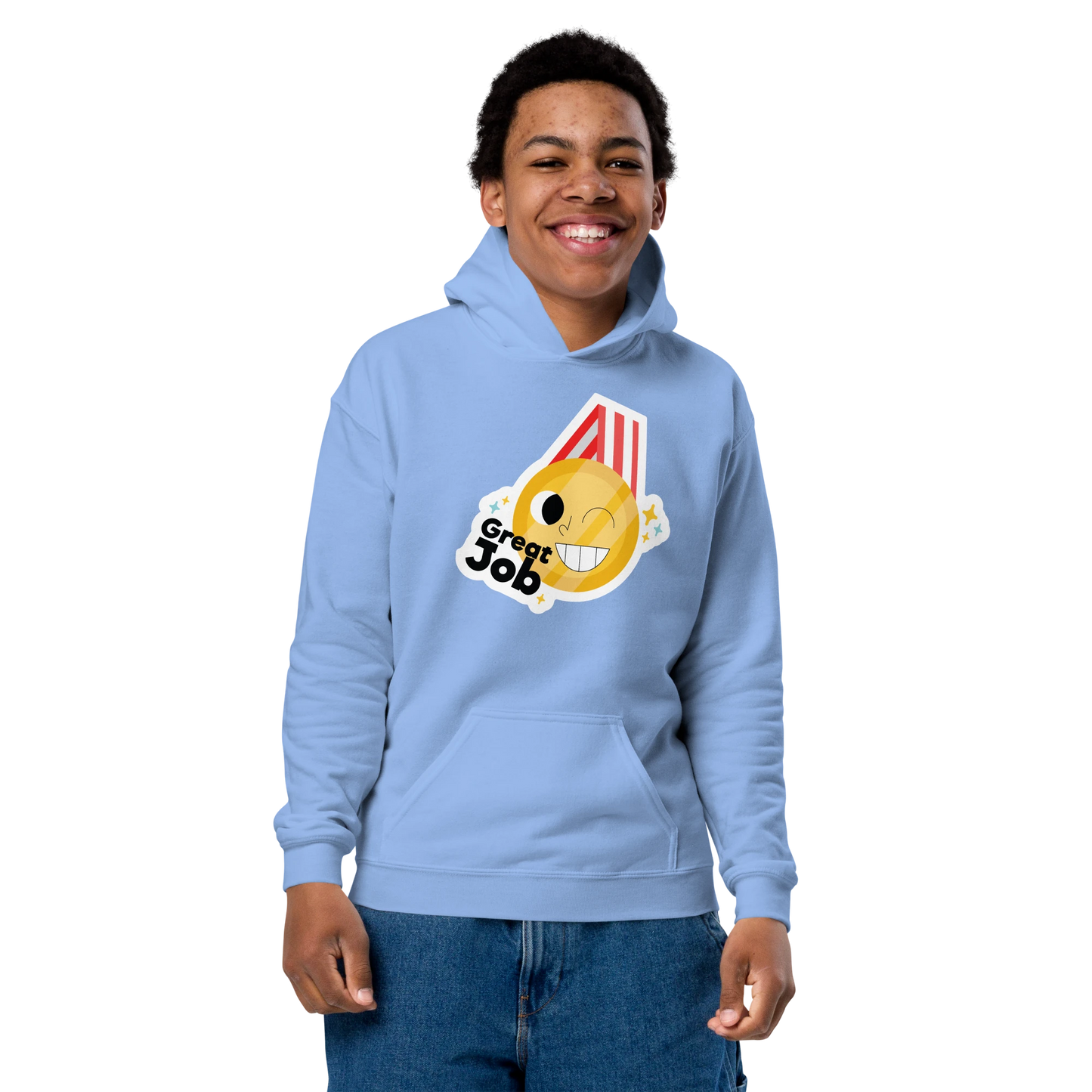 Great Job Carolina Blue Hoodie